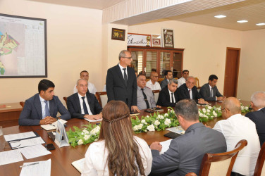 Şirvan Şəhər İcra Hakimiyyətinin başçısı İlqar Abbasov vətəndaş qəbulu keçirib.
