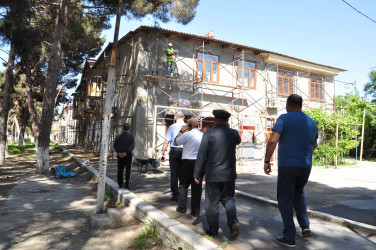 Şirvanda “Şəhərsalma və Memarlıq İli” çərçivəsində görülən abadlıq işləri davam etdirilir.