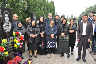 Vətən müharibəsi şəhidi Xəqani Məmmədovun xatirəsi anılıb.