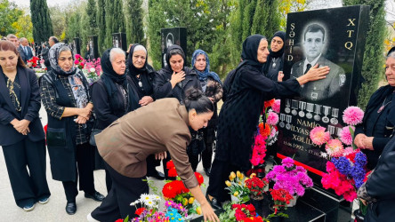 Şirvanda Vətən müharibəsi şəhidi Namiq Xəlilovun xatirəsi anılıb.