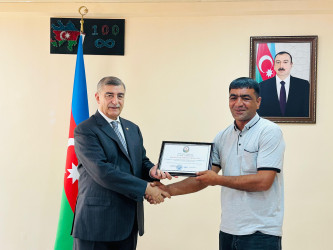 Şirvanda Su təsərrüfatı və meliorasiya işçilərinin peşə bayramı qeyd edilib.