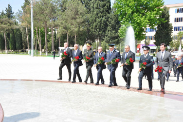 Şirvanda Ümummilli lider, Ulu Öndər Heydər Əliyevin anadan olmasının 103 illiyinə həsr olunmuş tədbir keçirilib.