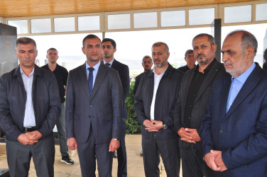 Şəhid baş leytenant Ruslan Rustamovun xatirəsi anılıb.
