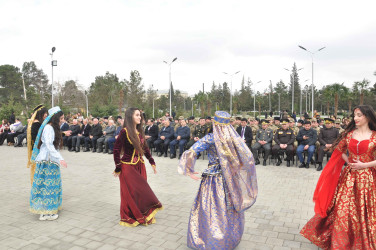 Şirvanda Novruz bayramı münasibətilə ümumşəhər tədbiri keçirilib.