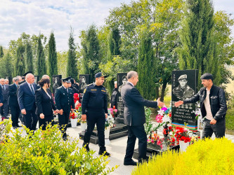 Şirvanda Vətən müharibəsi şəhidi Asif Qəribovun anım günü qeyd edilib.