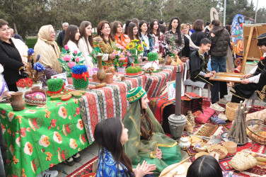 Şirvanda Novruz bayramı münasibətilə ümumşəhər tədbiri keçirilib.