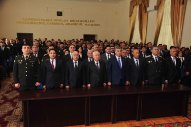 Şirvanda Ümummilli lider, Ulu Öndər Heydər Əliyevin anadan olmasının 103 illiyinə həsr olunmuş tədbir keçirilib.