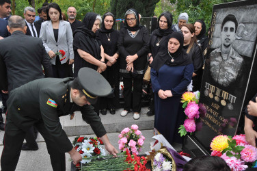 Şəhid Asif Qəribovun xatirəsi ehtiramla yad edilib.