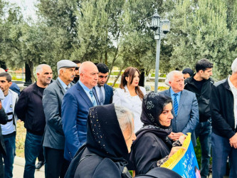 Şirvanda Vətən müharibəsi şəhidi Namiq Xəlilovun xatirəsi anılıb.