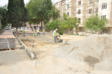Şirvanda “Şəhərsalma və Memarlıq İli” çərçivəsində görülən abadlıq işləri davam etdirilir.