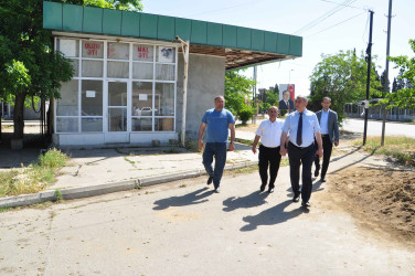 Şirvanda “Şəhərsalma və Memarlıq İli” çərçivəsində görülən abadlıq işləri davam etdirilir.