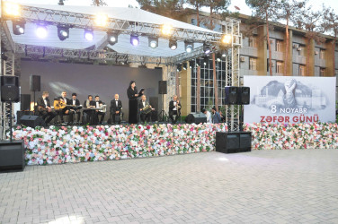 Şirvanda  8 Noyabr — Zəfər Gününə həsr olunmuş konsert təşkil edilib.