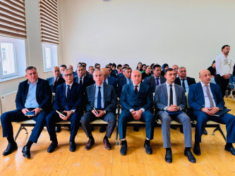 Şirvan Şəhər İcra Hakimiyyətinin başçısı İlqar Abbasov növbəti səyyar görüş keçirib.