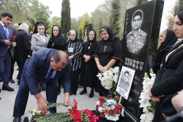 Vətən müharibəsi şəhidi Nicat Hüseynovun anım günü qeyd edilib.