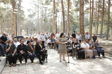 Şirvan Şəhər İcra Hakimiyyətinin başçısı İlqar Abbasov sakinlərlə növbəti səyyar görüş keçirib 02.09.2023