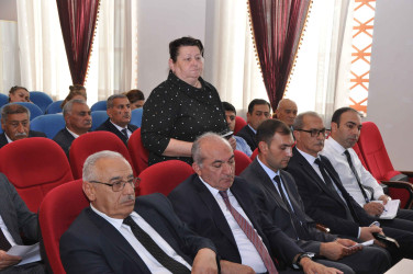 Şirvanda sakinlərlə növbəti səyyar görüş keçirilib.