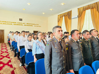 Şirvanda 15 İyun – Milli Qurtuluş Gününə həsr olunmuş tədbir keçirilib.