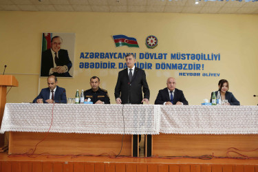 Şirvanda narkomaniyaya qarşı mübarizə mövzusunda tədbir keçirilib.