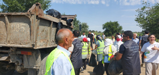 Şirvanda növbəti təmizlik aksiyası keçirilib