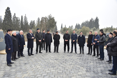 Şirvan şəhərində baş leytenant Fuad Bağırovun xatirəsi yad edilib.