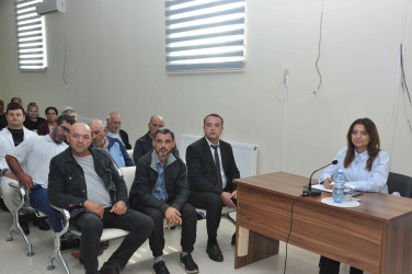 Şirvanda sakinlərlə növbəti səyyar görüş keçirilib