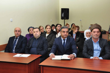 Bayramlı qəsəbəsində səyyar görüş keçirilib.