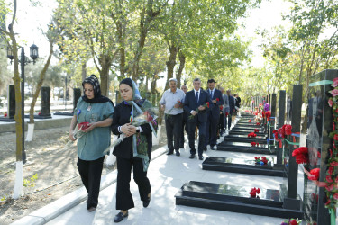 Şirvanda Vətən müharibəsi şəhidi Həsən Həsənovun xatirəsi anılıb.