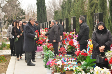 Şəhid baş leytenant Fuad Bağırovun anım günü qeyd edilib.