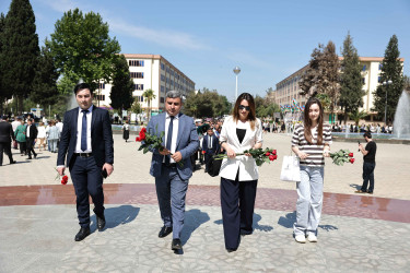 Şirvanda Ümummilli lider, Ulu Öndər Heydər Əliyevin anadan olmasının 102-ci ildönümü münasibətilə xatirəsi anılıb.