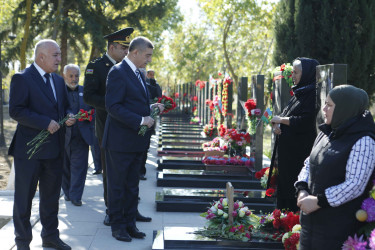 Vətən müharibəsi şəhidi Elvin Şıxəliyevin anım günü qeyd edilib.