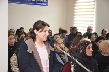 Şəhər İcra Hakimiyyətinin başçısı İlqar Abbasov növbəti səyyar görüş keçirib.