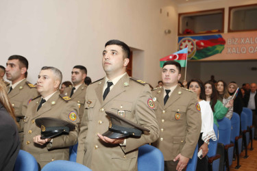 Şirvanda Zəfər Günü münasibətilə konsert proqramı təşkil olunub.