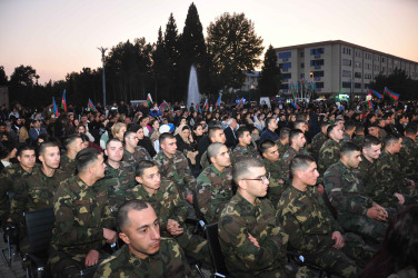 Şirvanda  8 Noyabr — Zəfər Gününə həsr olunmuş konsert təşkil edilib.