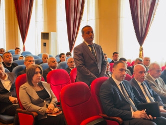 Şirvan Şəhər İcra Hakimiyyətinin başçısı İlqar Abbasov  növbəti səyyar görüş keçirib.