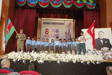 Şirvanda Zəfər Günü münasibətilə konsert proqramı təşkil olunub.