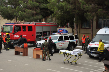 Şirvanda 1 Mart – Ümumdünya Mülki Müdafiə Günü ilə əlaqədar tədbir keçirilib.