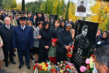 Şirvanda Vətən müharibəsinin şəhidi Kamran İlqar oğlu Fərəcovun anım günü qeyd olunub.