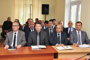 Bayramlı qəsəbəsində səyyar görüş keçirilib.