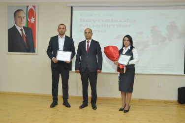 5 oktyabr – Beynəlxalq Müəllimlər Günü Şirvan şəhərində qeyd edilib.