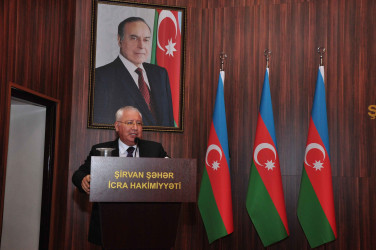 Şirvanda Ümummilli lider, Ulu Öndər Heydər Əliyevin anadan olmasının 103 illiyinə həsr olunmuş tədbir keçirilib.