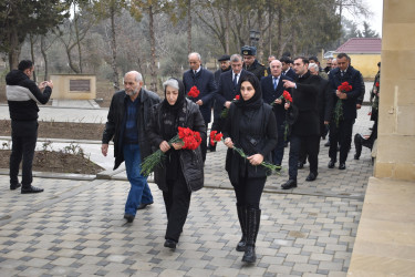 Şirvan şəhərində baş leytenant Fuad Bağırovun xatirəsi yad edilib.