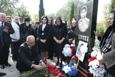 Vətən müharibəsi şəhidi Nicat Hüseynovun anım günü qeyd edilib.