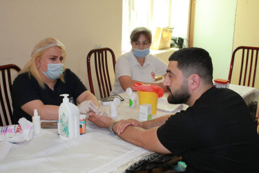 Şirvanda Aşura günü ilə əlaqədar qanvermə aksiyası keçirilib.