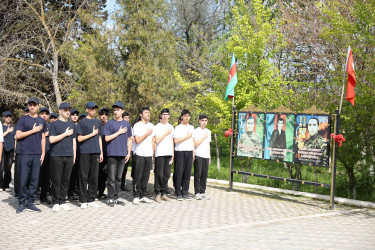 Şirvanda “Şahin” hərbi-idman oyunları üzrə şəhər birinciliyi keçirilib.