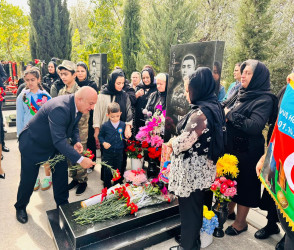 Şirvanda Vətən müharibəsi şəhidi Həsən Həsənovun xatirəsi anılıb.