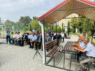 Şirvan Şəhər İcra Hakimiyyətinin başçısı İlqar Abbasov  növbəti səyyar görüş keçirib.
