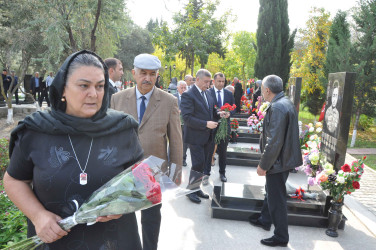 Şirvanda şəhid Zeynal Zülfüqarlının xatirəsi anılıb.