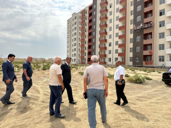“Yeni Şirvan” Yaşayış Kompleksinin tikinti işləri sürətlə davam etdirilir.