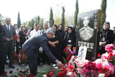 Vətən müharibəsi şəhidi Şəmsəddin Vəliyevin anım günü qeyd edilib.