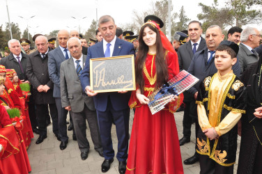 Şirvanda Novruz bayramı münasibətilə ümumşəhər tədbiri keçirilib.